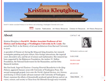 Tablet Screenshot of kristinakleutghen.com